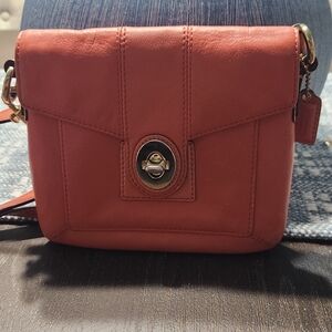 Coach Women's Leather Crossbody Bag - Red